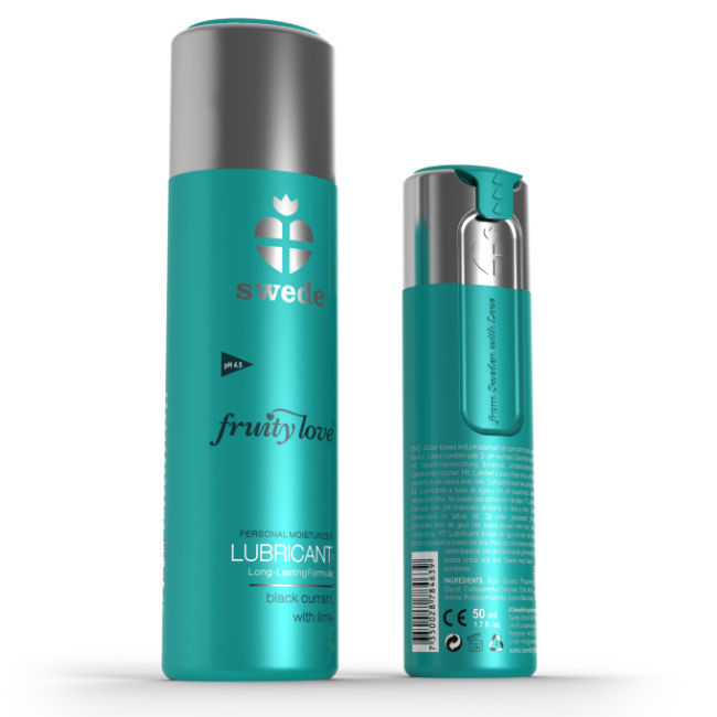 SWEDE - FRUITY LOVE LUBRICANT SVART VINBÄR LIME 100 ML