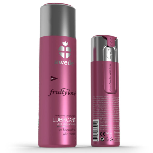 SWEDE - FRUITY LOVE LUBRICANT PINK GRAPEFRUIT MED MANGO 50 ML