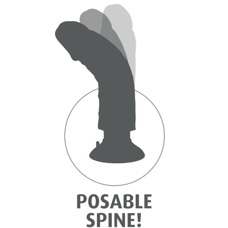KING COCK 15,24 cm vibrerande dildo i flesh