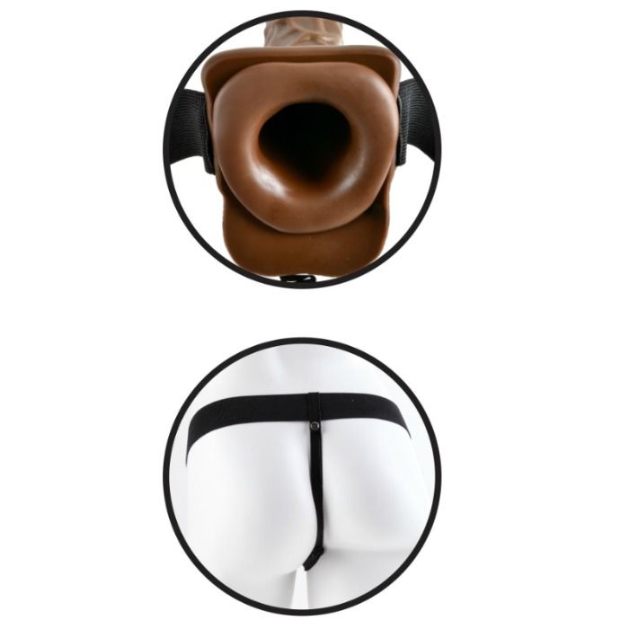 Fetish Fantasy Series 7" Hollow Strap-On med bollar