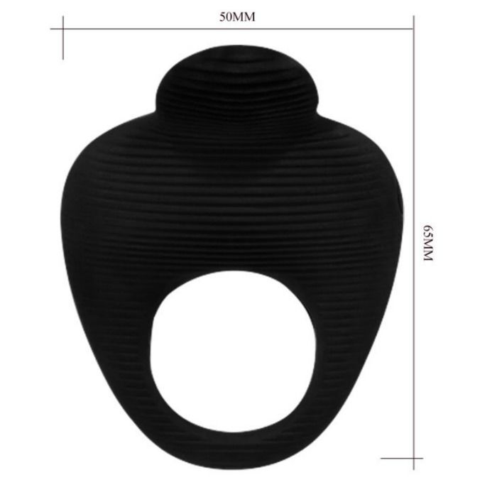 Pretty Love Thimble vibratorring i svart