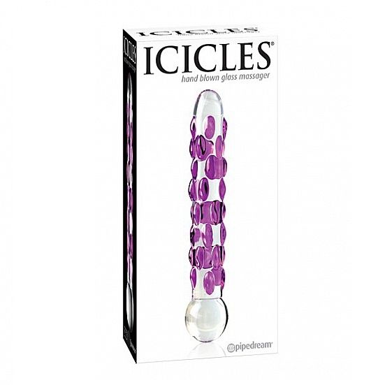 ICICLES N. 07 Glass Massager i blåst glas