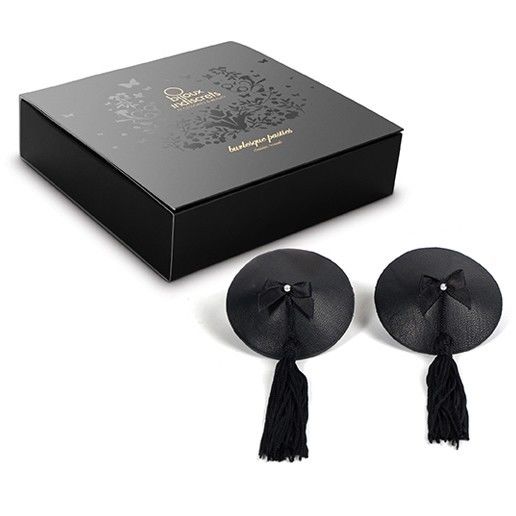 BIJOUX - BURLESQUE SVARTA NIPPLE COVERS