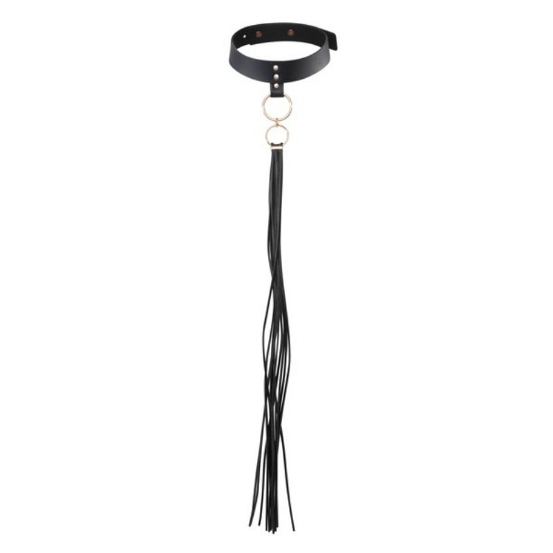 Svart tassel choker-halsband från Bijoux Indiscrets