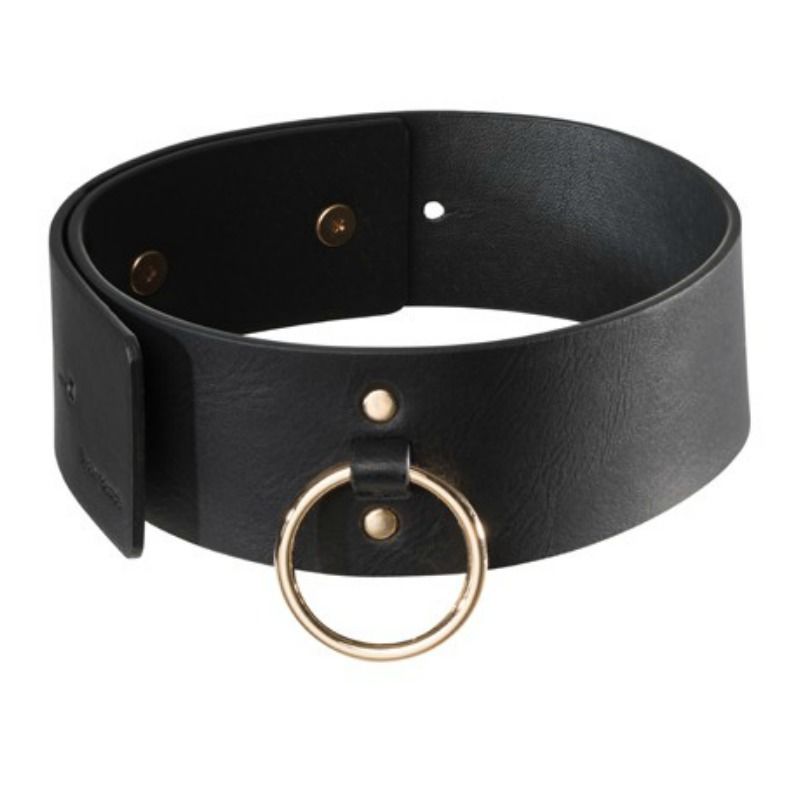 BIJOUX INDISCRETS MAZE - Svart halsband med rem