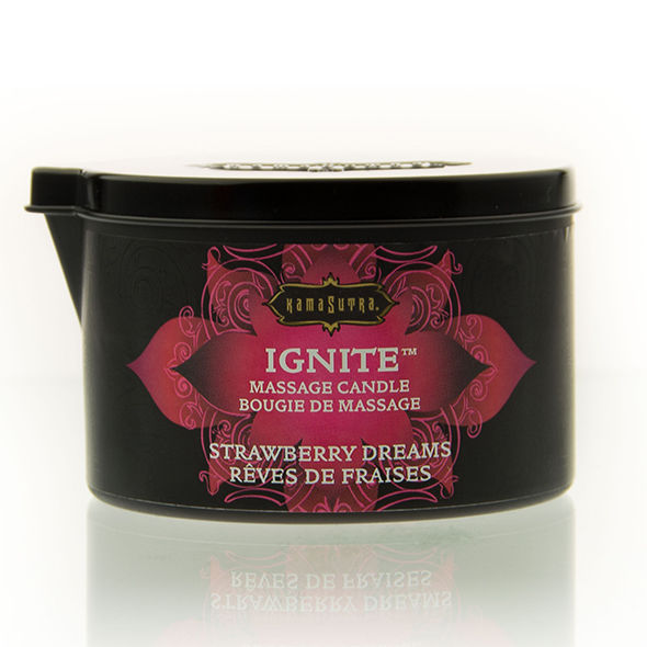 Kamasutra jordgubbsdoftande massagevax