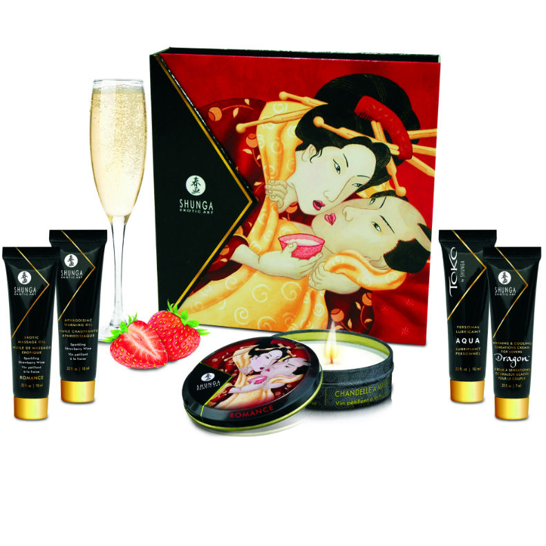 SHUNGA - SECRET GEISHA JORDGUBBAR OCH CAVA KIT