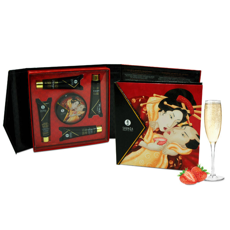 SHUNGA - SECRET GEISHA JORDGUBBAR OCH CAVA KIT