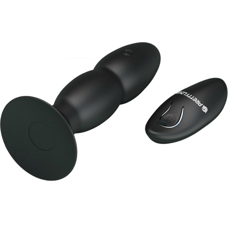 PRETTY LOVE plug vibrator med fjärrkontroll och sugkopp