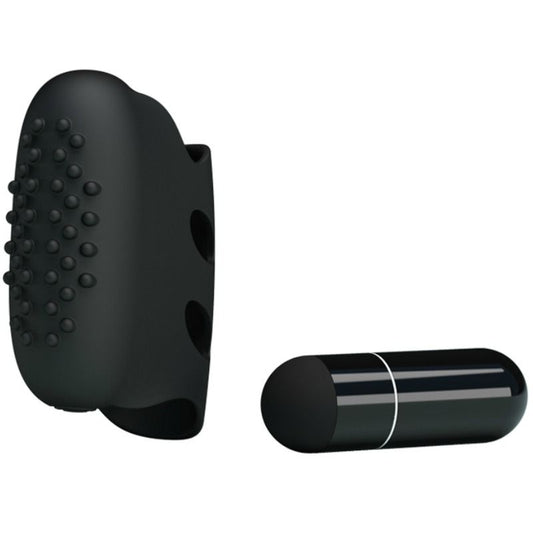 Texturerad svart thimble med vibration från Pretty Love