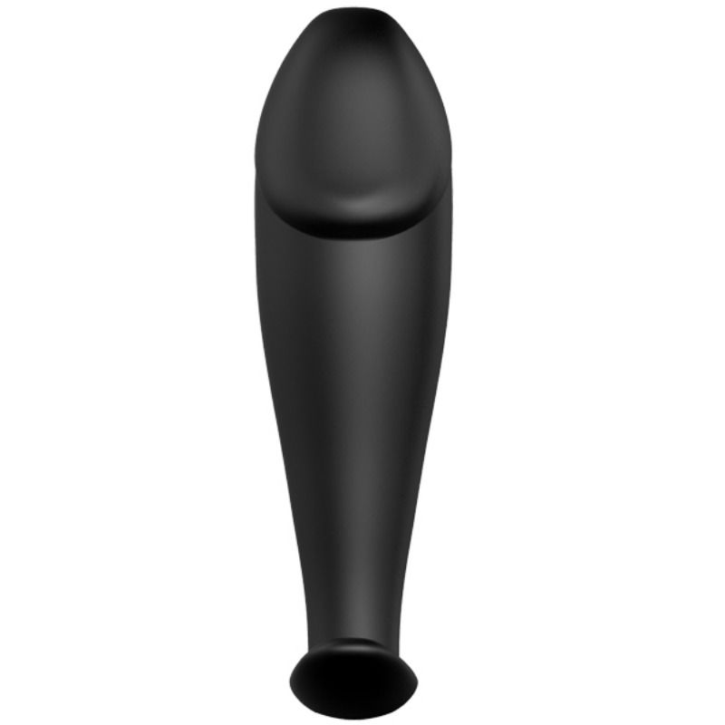 Silikon analplugg i penisform med fjärrkontroll och 12 vibrationslägen