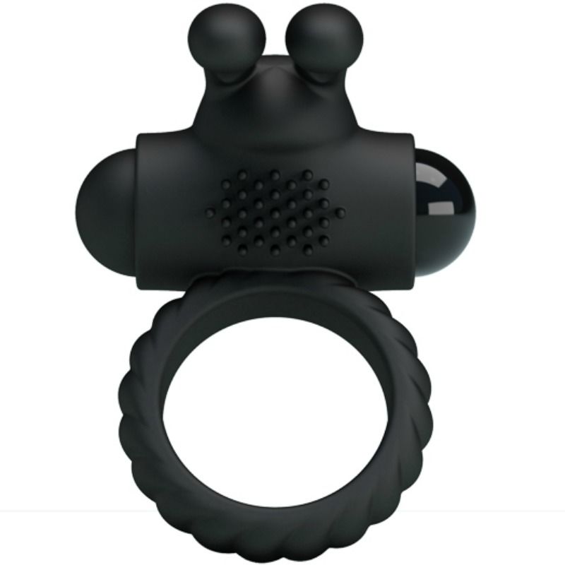 Vibrerande ring med stimulator från Pretty Love