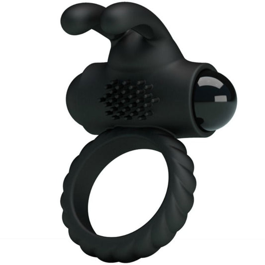 Vibrerande ring med stimulator från Pretty Love