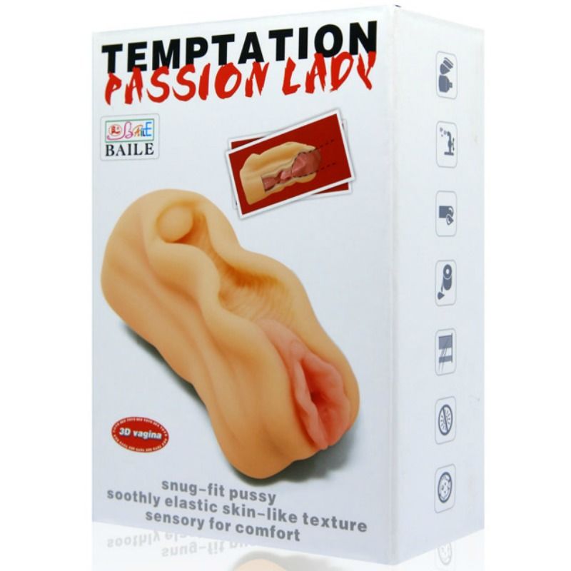 BAILE Mini Male Masturbator med vaginala läppar