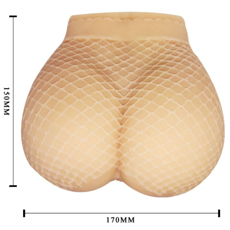 BAILE realistisk vagina och anus med mesh-textur
