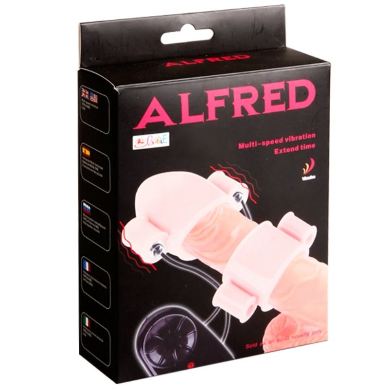 Alfred penis vibratorcover med kontroll