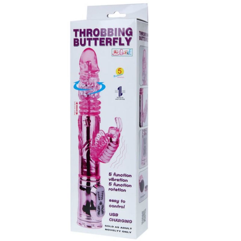 BAILE Rabbit Throbbing butterfly vibrator