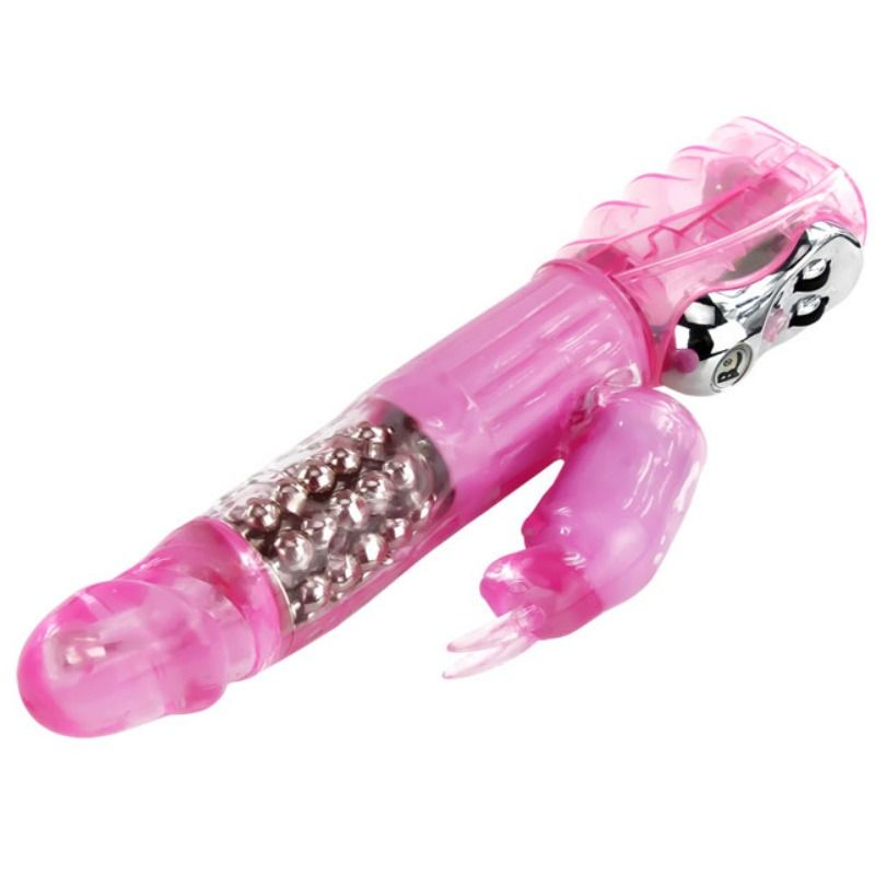 BAILE - Vibrator med rotation och kanin, multispeed och multirotation