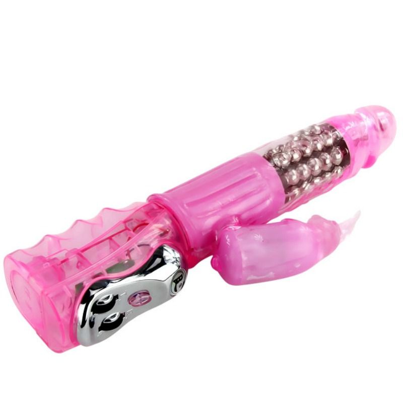 BAILE - Vibrator med rotation och kanin, multispeed och multirotation