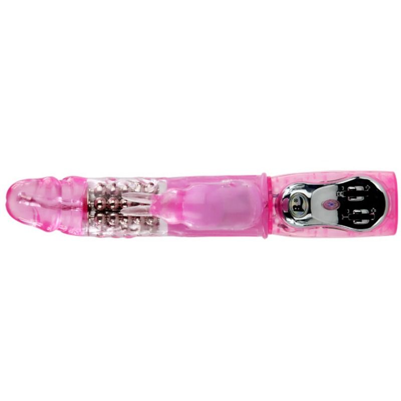 BAILE - Vibrator med rotation och kanin, multispeed och multirotation