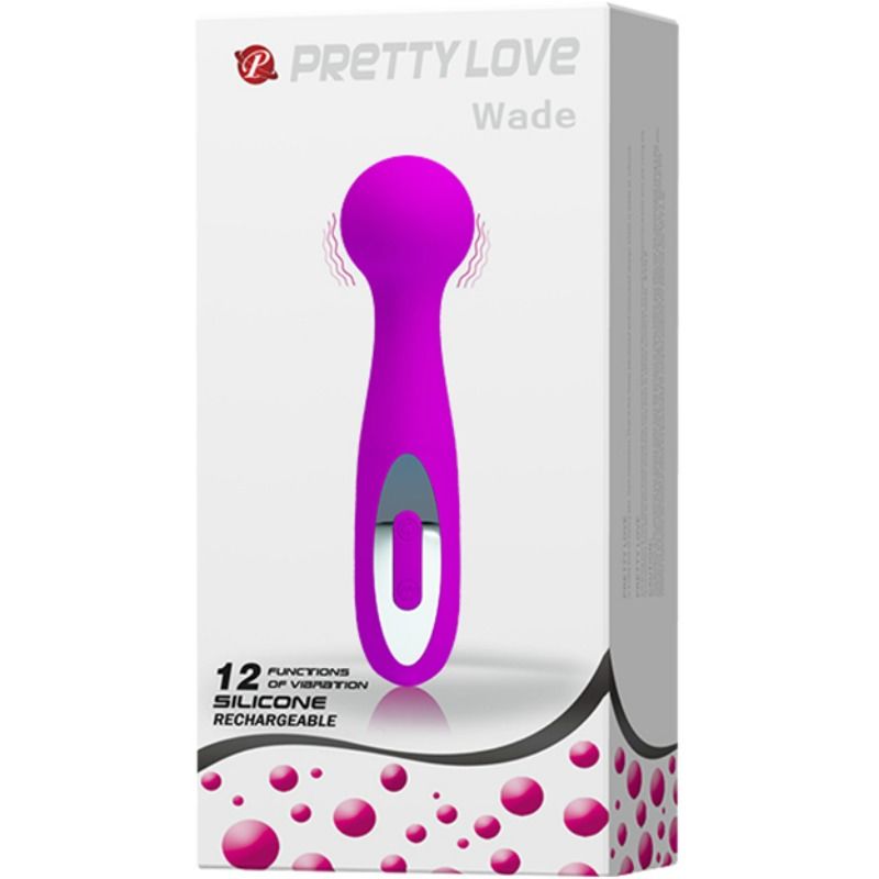 PRETTY LOVE - WADE ÅTERUPPLADDNINGSBAR MASSAGARE 12 FUNKTIONER
