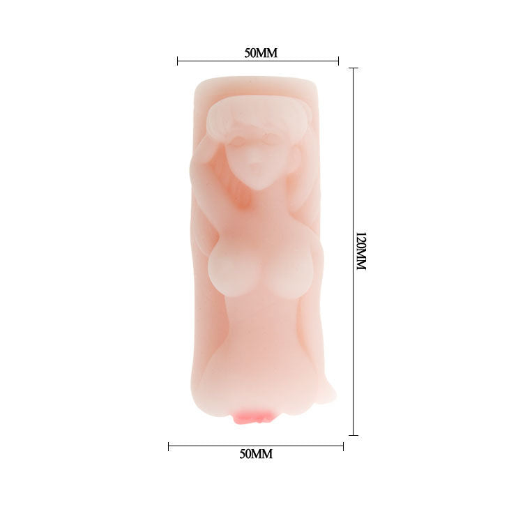Mini manlig masturbator i form av en kvinna