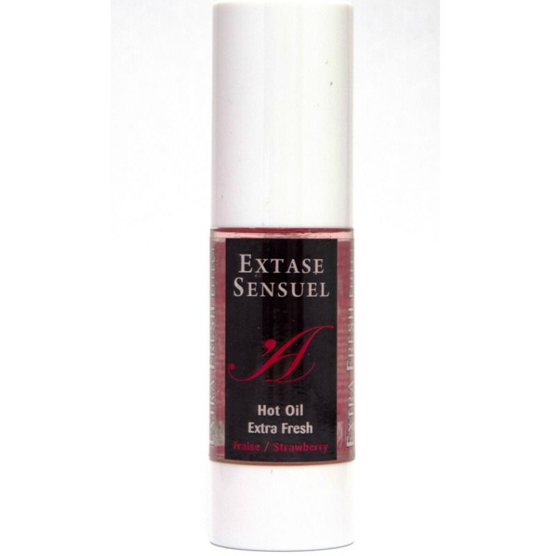 EXTASE SENSUAL massageolja med jordgubbe 30 ml