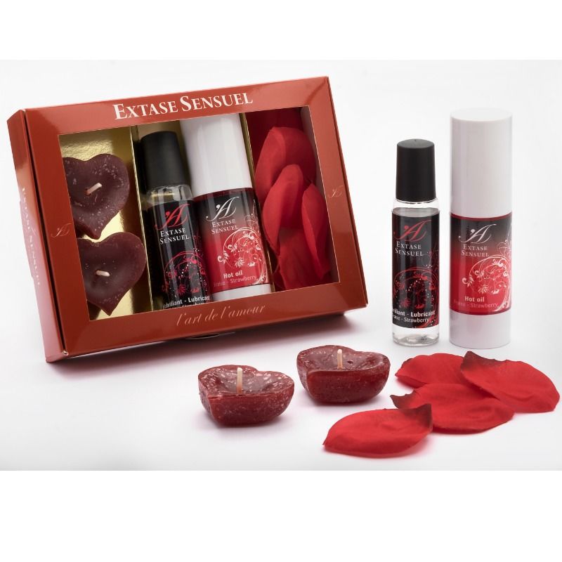EXTASE SENSUAL - RÖD FRESTELSE set