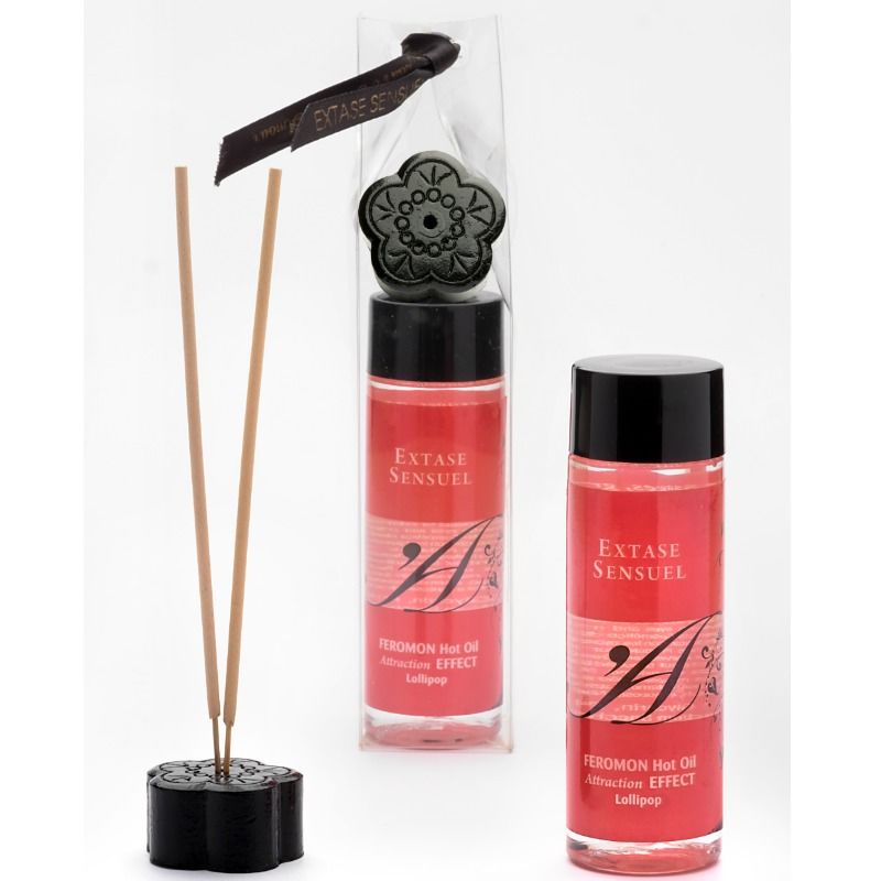 EXTASE SENSUAL värmande massageolja med feromoner 100 ml