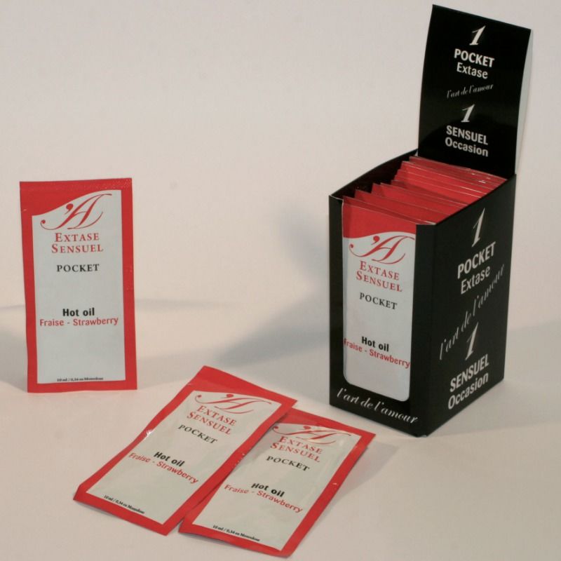 Extase Sensual jordgubbs stimulerande olja 10 ml
