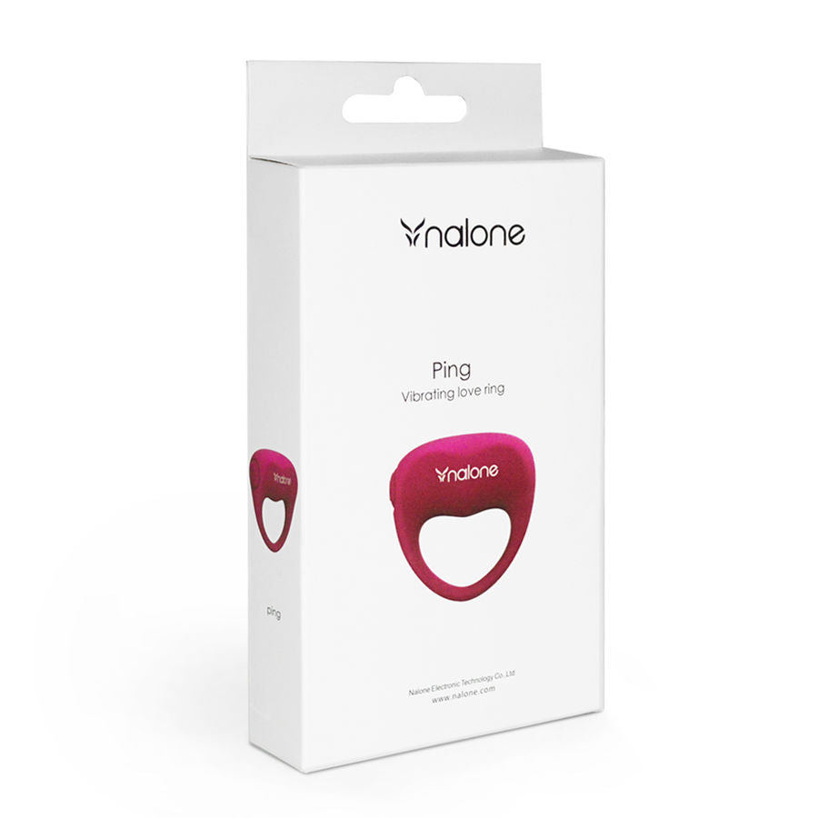 NALONE Vibrerande Love Pink Ring