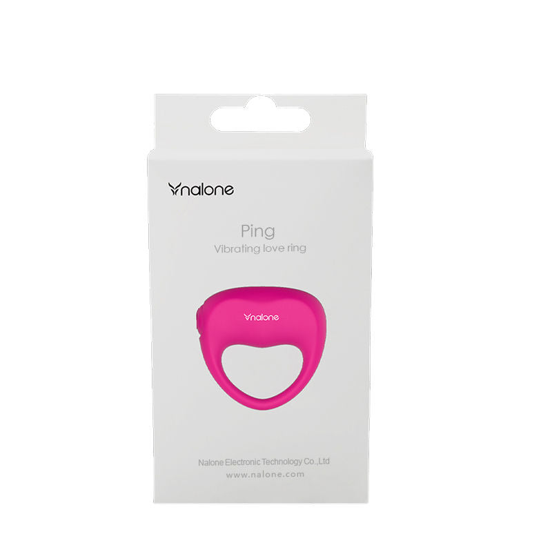 NALONE Vibrerande Love Pink Ring