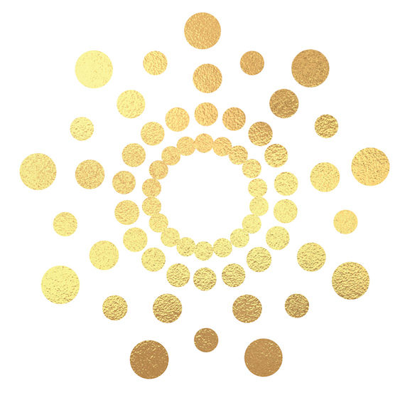 BIJOUX MIMI temporära huddekorationer i guld, silver och brons