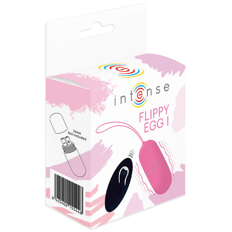 INTENSE FLIPPY I VIBRERANDE ÄGG MED FJÄRRKONTROLL ROSA