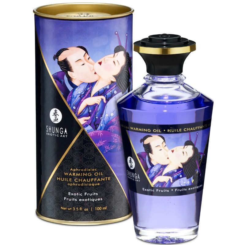 Shunga massageolja med exotisk fruktsmak 100 ml