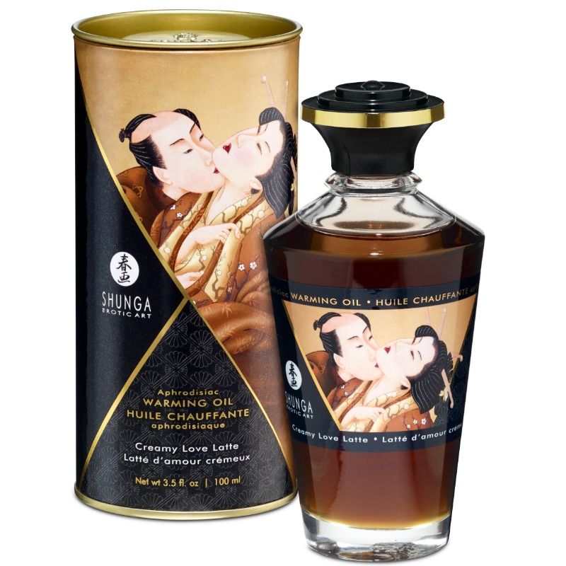 SHUNGA - Kaffe Smak Värme Effekt Massageolja 100 ml