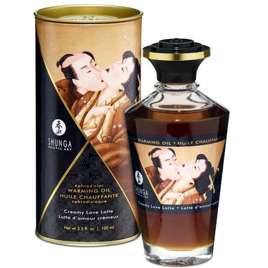 Shunga massageolja med kaffesmak