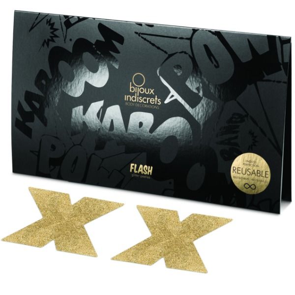 Guld nipple covers från Bijoux Indiscrets