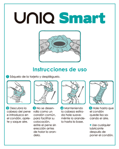 UNIQ latexfria pre-erektionkondomer 3 enheter