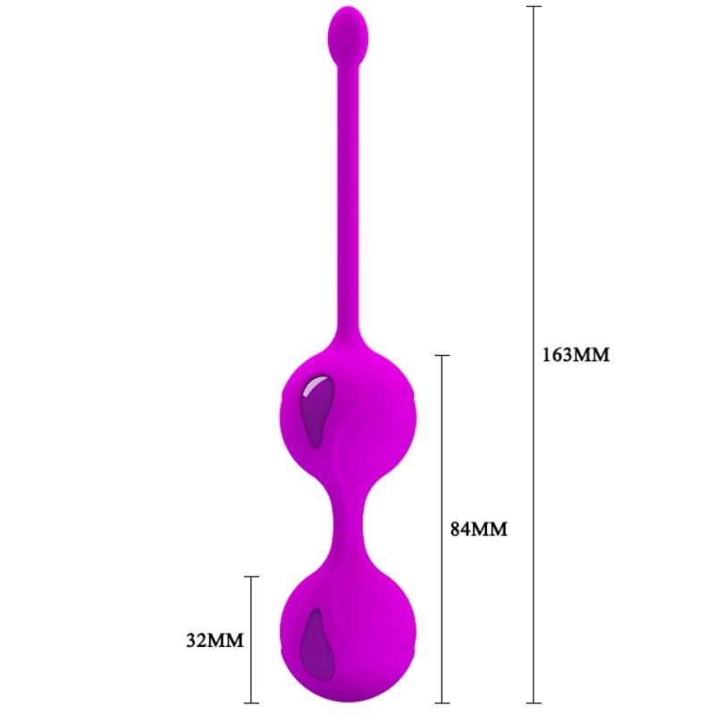 Pretty Love Kegel Tighten Up II Balls för vaginal träning