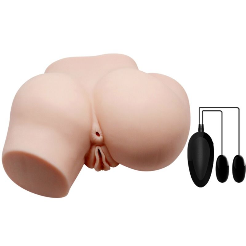 CRAZY BULL - RUMP MED REALISTISK VAGINA OCH ANUS OCH VIBRATION