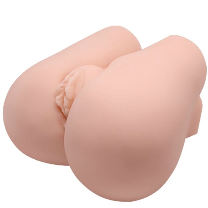 Realistisk vagina och anus med vibration från CRAZY BULL
