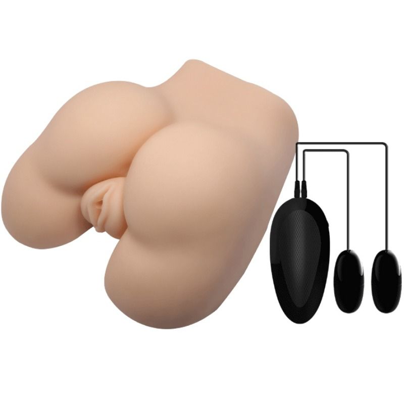 CRAZY BULL - REALISTISK VAGINA OCH ANUS MED VIBRATION POSITION 5