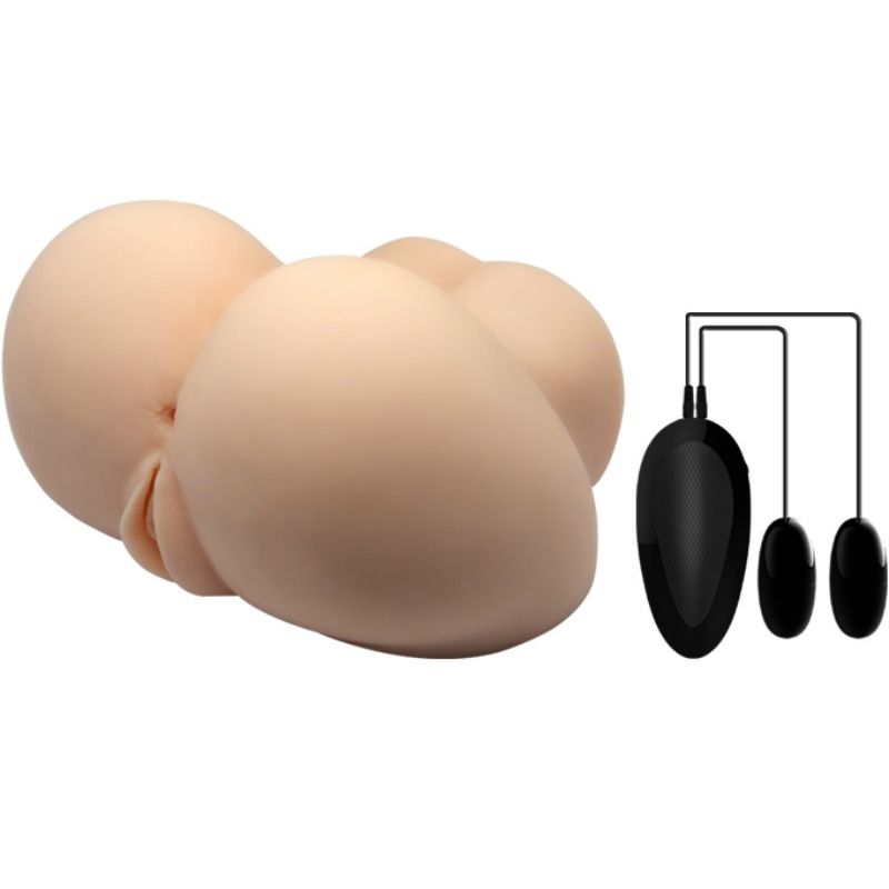 CRAZY BULL - REALISTISK VAGINA OCH ANUS MED VIBRATION POSITION 6