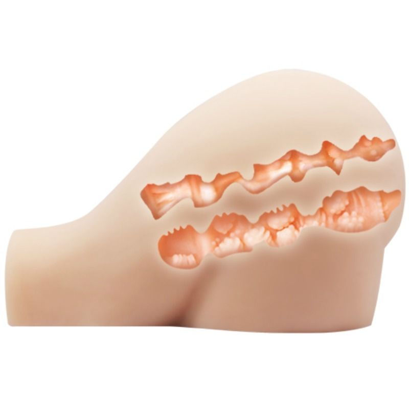 CRAZY BULL - REALISTISK VAGINA OCH ANUS MED VIBRATION POSITION 8