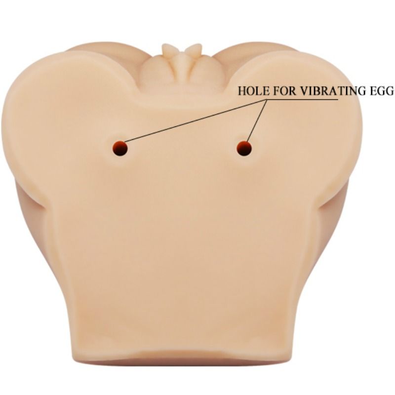 CRAZY BULL - REALISTISK VAGINA OCH ANUS MED VIBRATION POSITION 8