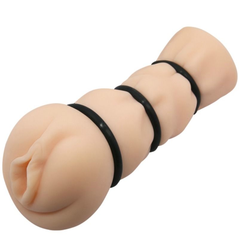CRAZY BULL vagina masturbator med ringar
