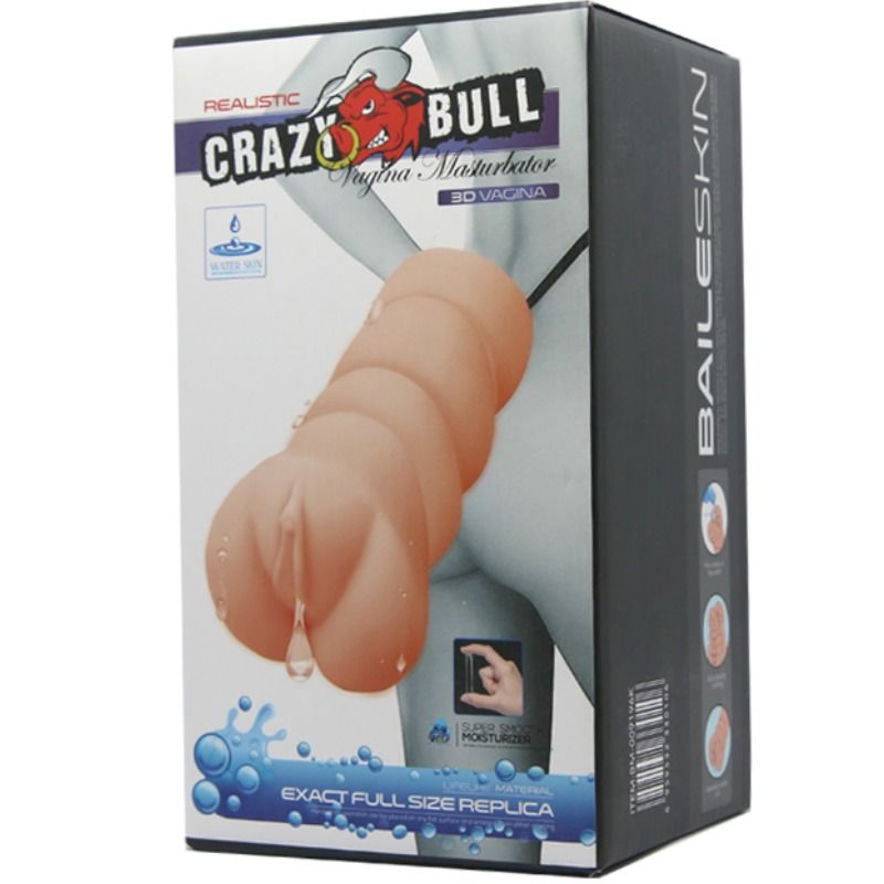 CRAZY BULL vattenskinnsmasturbator för män, modell 3