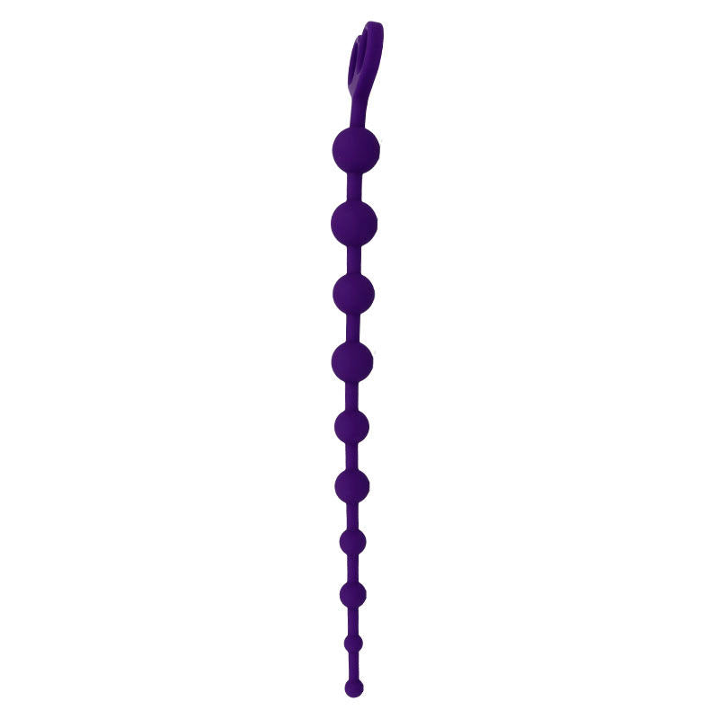 INTENSE Jaiden anal beads i lila silikon