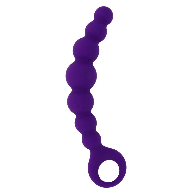 Intense Anal Beads Max Lilac i medicinsk silikon